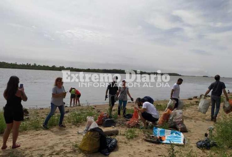 La jornada la realizaron en la bajada Colacho de esa localidad.