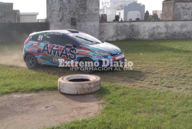 Murina en pleno recorrido, camino al campeonato.