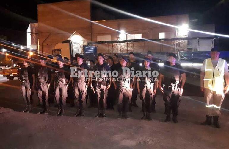 Imagen de Importante presencia policial en operativo de saturaci&oacute;n