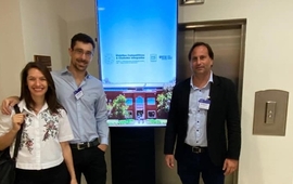 El Presidente Comunal Esteban Ferri junto a parte del equipo comunal.