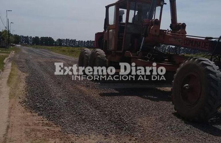 La Comuna realiza trabajos en diferentes frentes.