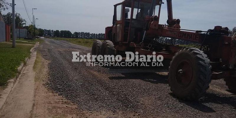 La Comuna realiza trabajos en diferentes frentes.