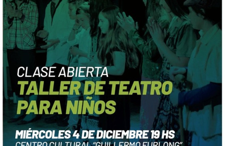 Imagen de Clase abierta del taller de teatro para niños