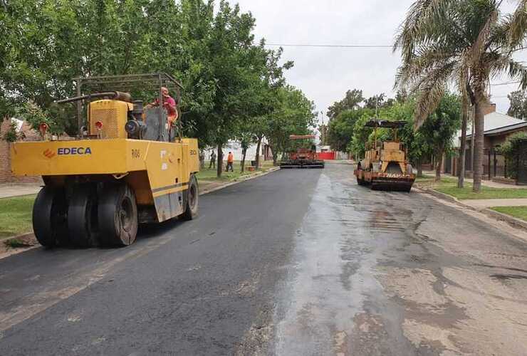 Imagen de Avanza la pavimentación de calles