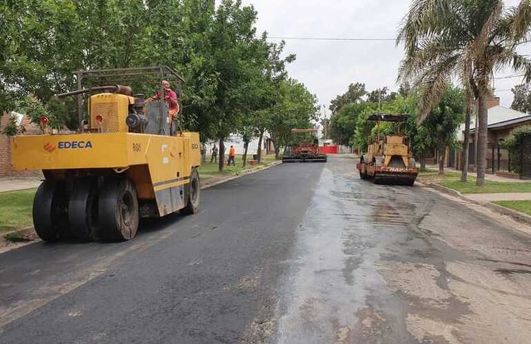 Imagen de Avanza la pavimentación de calles