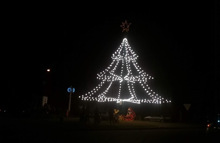 Imagen de Víspera de fiestas: Ya se encendió el árbol de navidad