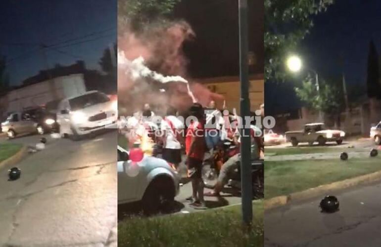 Fue mediante una caravana y concentraci&oacute;n de decenas de simpatizantes.