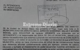 Imagen de Olores nauseabundos: Pretenden accionar contra la municipalidad