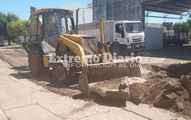Trabajos realizados por la Comuna en diferentes calles del pueblo.