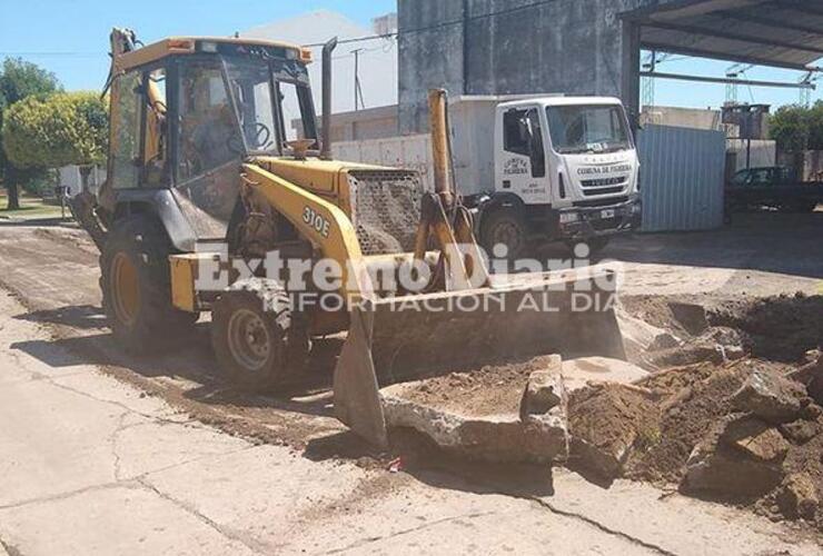 Trabajos realizados por la Comuna en diferentes calles del pueblo.