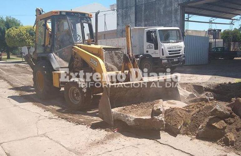 Trabajos realizados por la Comuna en diferentes calles del pueblo.