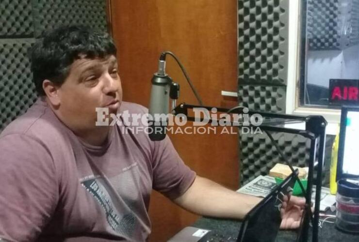 Las declaraciones fueron vertidas en vivo en los estudios de Radio Extremo.