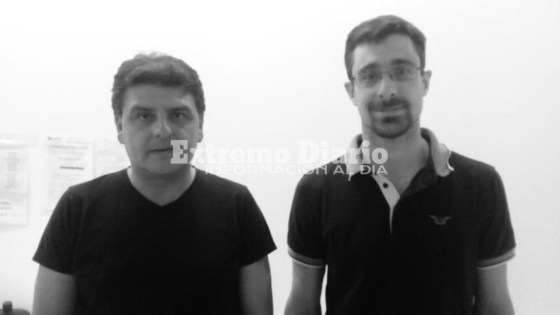 Rolando &Aacute;valos y Jos&eacute; Persichini.