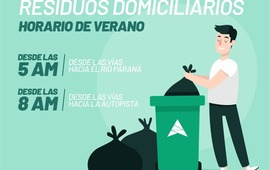 Imagen de &iexcl;Atenci&oacute;n!: Horario de verano para la recolecci&oacute;n de residuos domiciliarios