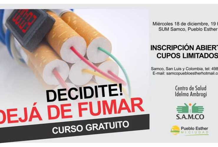 Imagen de Curso para dejar de fumar