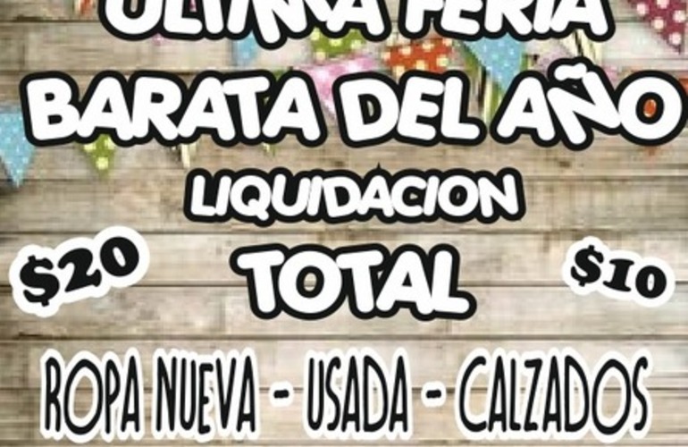 Imagen de &Uacute;ltima Feria Barata del A&ntilde;o