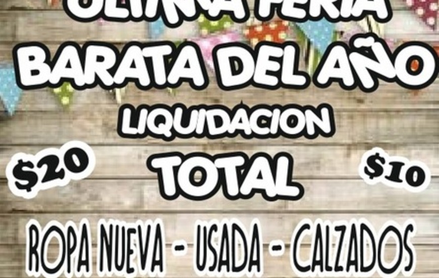 Imagen de &Uacute;ltima Feria Barata del A&ntilde;o