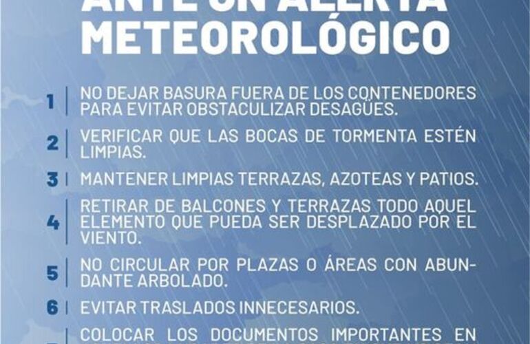 Imagen de Protección Civil informa: Tormentas fuertes con ráfagas