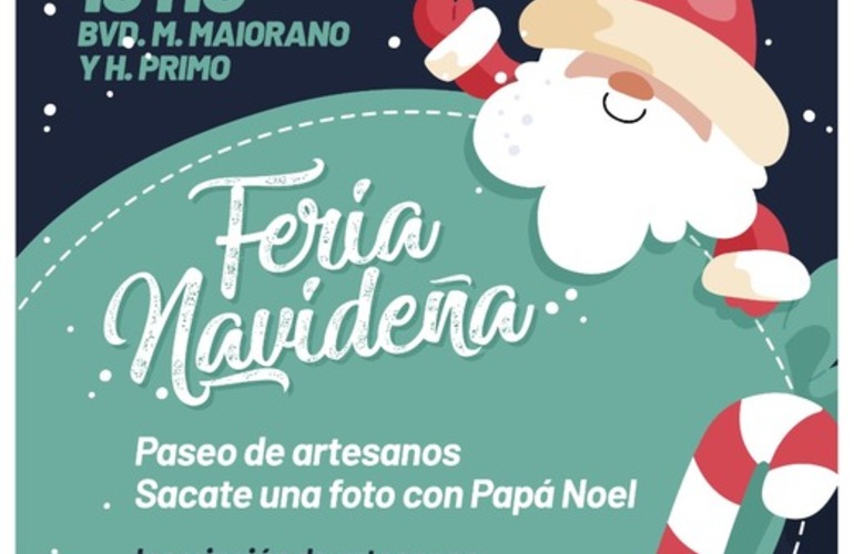 Imagen de Este sábado, feria artesanal y foto con Papá Noel