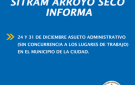 A nivel local, el SITRAM Arroyo Seco tambi&eacute;n dio aviso por las redes a los empleados municipales. Foto: Facebook