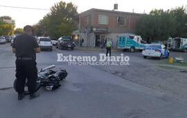 Imagen de Motociclista herido tras accidente