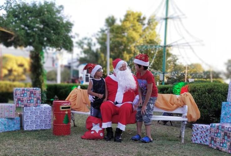 Imagen de Papá Noel volvió a ser un éxito en el bulevar