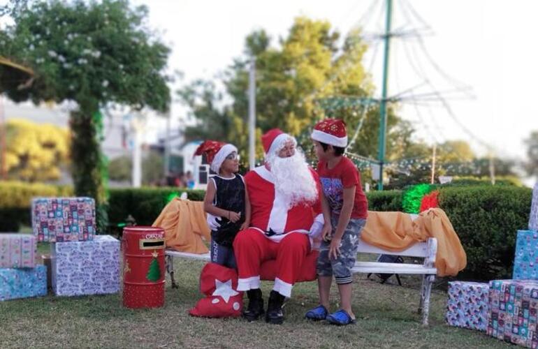 Imagen de Papá Noel volvió a ser un éxito en el bulevar