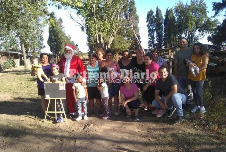 Imagen de Papá Noel visitó El Ombú