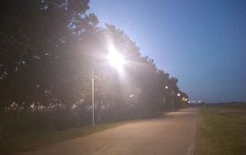Imagen de Albarellos renov&oacute; su iluminaci&oacute;n, ahora cuentan con luces LED