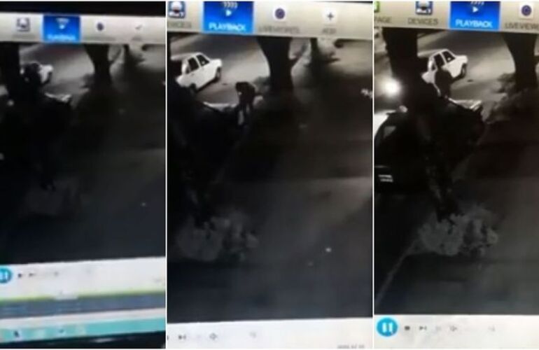 El hecho qued&oacute; registrado por la c&aacute;mara de un consultorio m&eacute;dico.