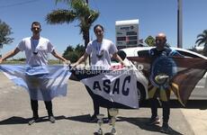 Imagen de Gran recibimiento para Lucila Coletta, Fermin Rodriguez y Julian Facca, tras su paso por el torneo de Grecia