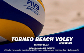 Imagen de Se viene el torneo de �Beach Voley� Masculino en A.S.A.C.