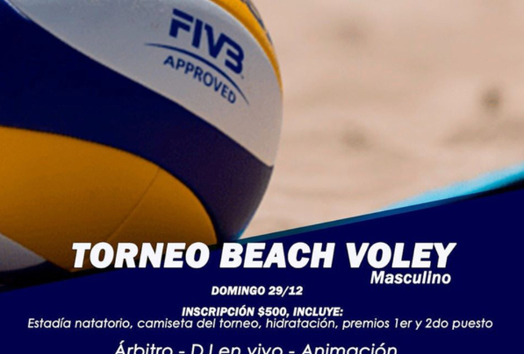 Imagen de Se viene el torneo de Beach Voley Masculino en A.S.A.C.