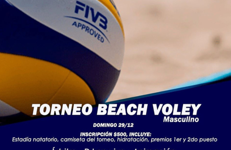 Imagen de Se viene el torneo de Beach Voley Masculino en A.S.A.C.