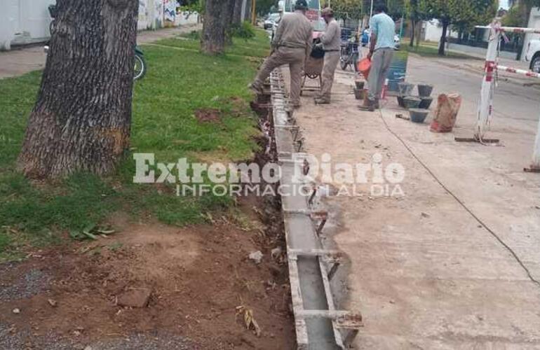 Distintos trabajos de Obras y Servicios Públicos