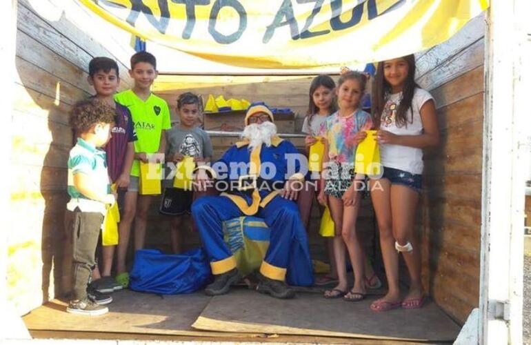 La actividad fue organizada por la Peña de Boca