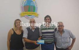 El presidente de la instituci&oacute;n recibi&oacute; el subsidio comunal.
