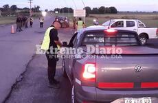 Imagen de Amplio despliegue de Fuerzas de Seguridad en el acceso a la autopista