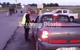 Imagen de Amplio despliegue de Fuerzas de Seguridad en el acceso a la autopista