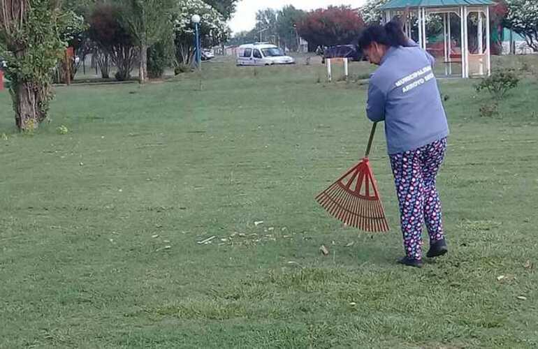 Imagen de Mantenimiento de espacios públicos y diferentes frentes de trabajo en el inicio del año