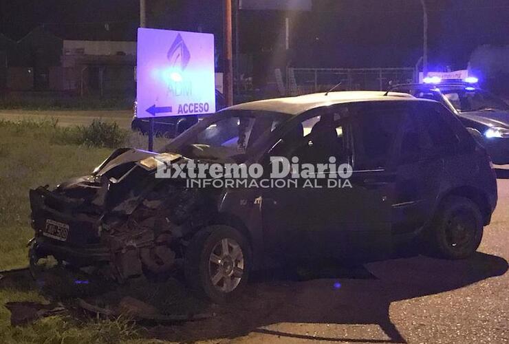 La persona que conducía el auto es de General Lagos.