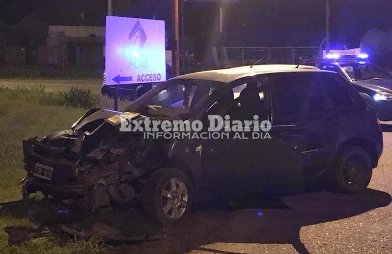 La persona que conducía el auto es de General Lagos.