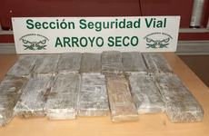 Un total de 12 kilos 184 gramos de marihuana fue incautado.