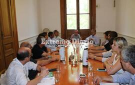 Fue esta ma&ntilde;ana en la Sede de Gobierno con el Secretario de Transporte de la Provincia.