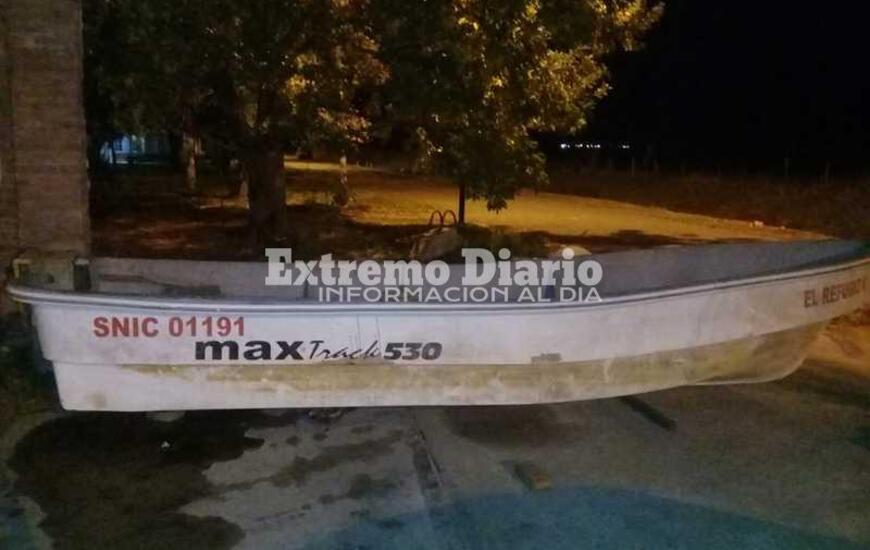 Su lancha desapareci&oacute; de la costa del r&iacute;o Paran&aacute; frente a Fighiera.