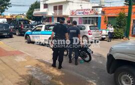 Imagen de Choque entre una camioneta y una moto