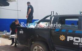 Es la carga que transportada el cami&oacute;n que volc&oacute; ayer por la tarde en la autopista en jurisdicci&oacute;n de Fighiera.