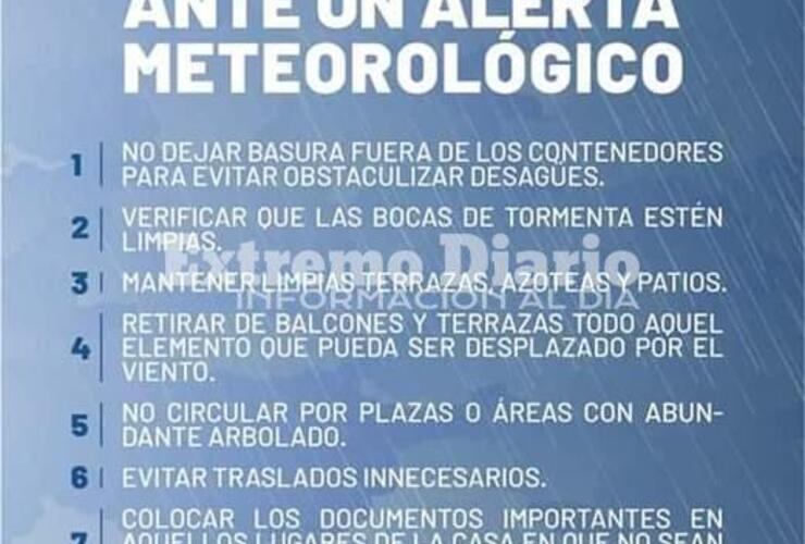 Imagen de PROTECCIÓN CIVIL: ALERTA METEOROLÓGICO POR TORMENTAS FUERTES CON RÁFAGAS