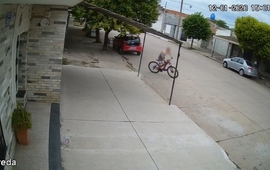 El video fue entregado a las autoridades policiales. Foto: captura de pantalla de la grabaci&oacute;n.