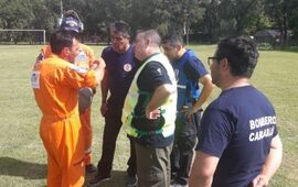 Rescatistas buscaron durante 24 horas. Foto: Twitter/@ClaudioPaez2
